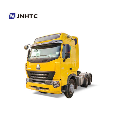 SINOTRUK A7 6X4 प्रयुक्त ट्रक ट्रैक्टर 10 व्हील 371 420HP प्राइम मूवर हेड