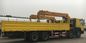 Howo 8x4 कार्गो ट्रक घुड़सवार क्रेन 12 टन से 20 टन उच्च प्रदर्शन